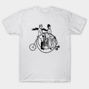 High Wheel Bicycle Cyclists T-Shirt